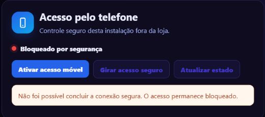 Acesso pelo telefone com JERES Remote